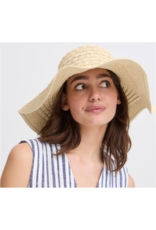 b.young Wynne Hat in Natural Straw by b.young