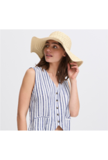 b.young Wynne Hat in Natural Straw by b.young