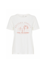 b.young Sobbe Tee in Marshmallow Desert by b.young