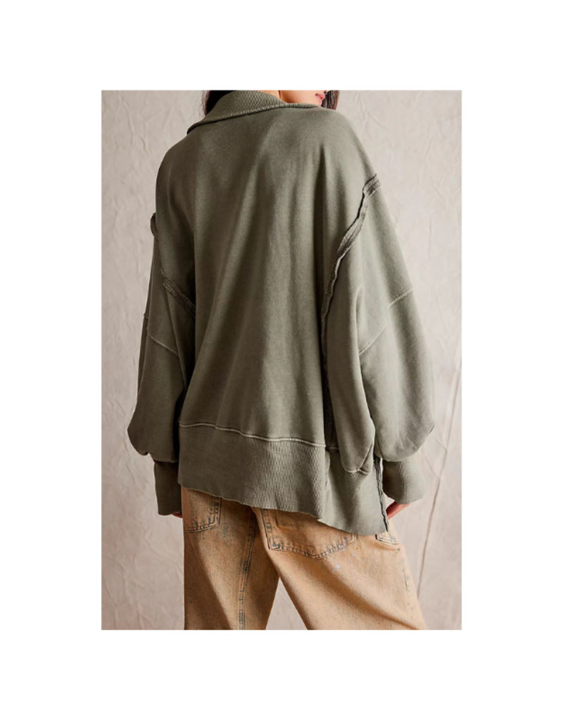 Free People Camden Henley in Laurel Oak by Free People