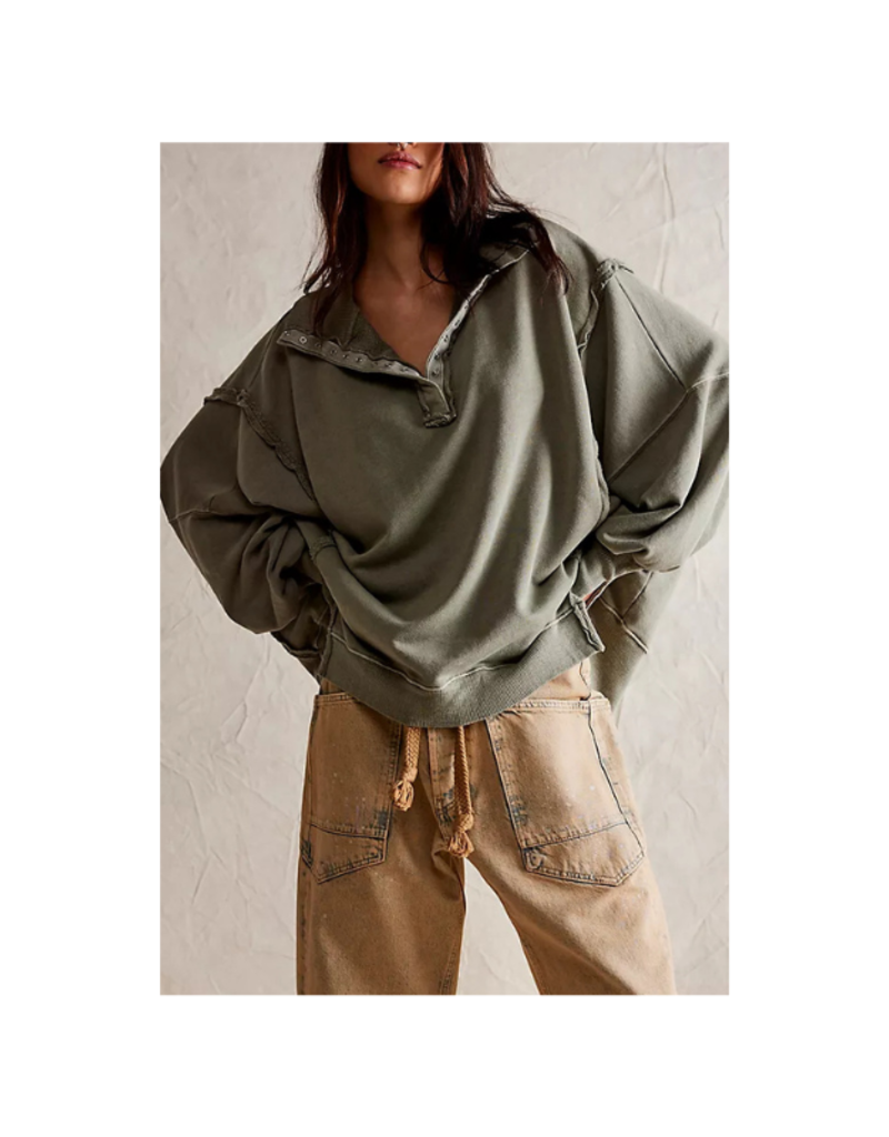 Free People Camden Henley in Laurel Oak by Free People