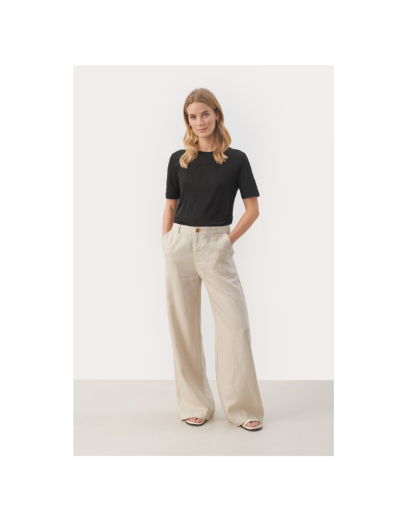 Part Two Ninnes Pant in French Oak Melange by Part Two