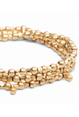 Scout Classic Teardrop Gold Metal Wrap Bracelet by Scout