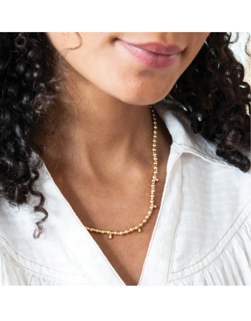 Scout Classic Teardrop Gold Metal Wrap Bracelet by Scout