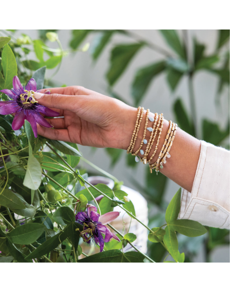 Scout Classic Teardrop Gold Metal Wrap Bracelet by Scout