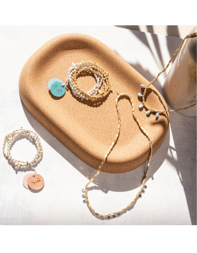 Scout Classic Teardrop Gold Metal Wrap Bracelet by Scout