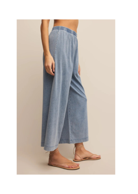 Z Supply Scout Jersey Pant in Medium Indigo by Z Supply