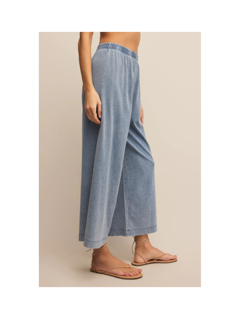 Z Supply Scout Jersey Pant in Medium Indigo by Z Supply