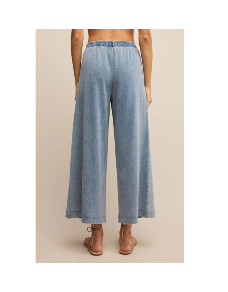 Z Supply Scout Jersey Pant in Medium Indigo by Z Supply