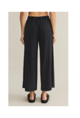 Z Supply Scout Jersey Crop Flare Pant in Black by Z Supply