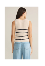 Z Supply Sycamore Stripe Sweater Vest in Sea Salt by Z Supply