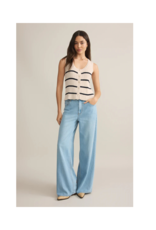 Z Supply Sycamore Stripe Sweater Vest in Sea Salt by Z Supply