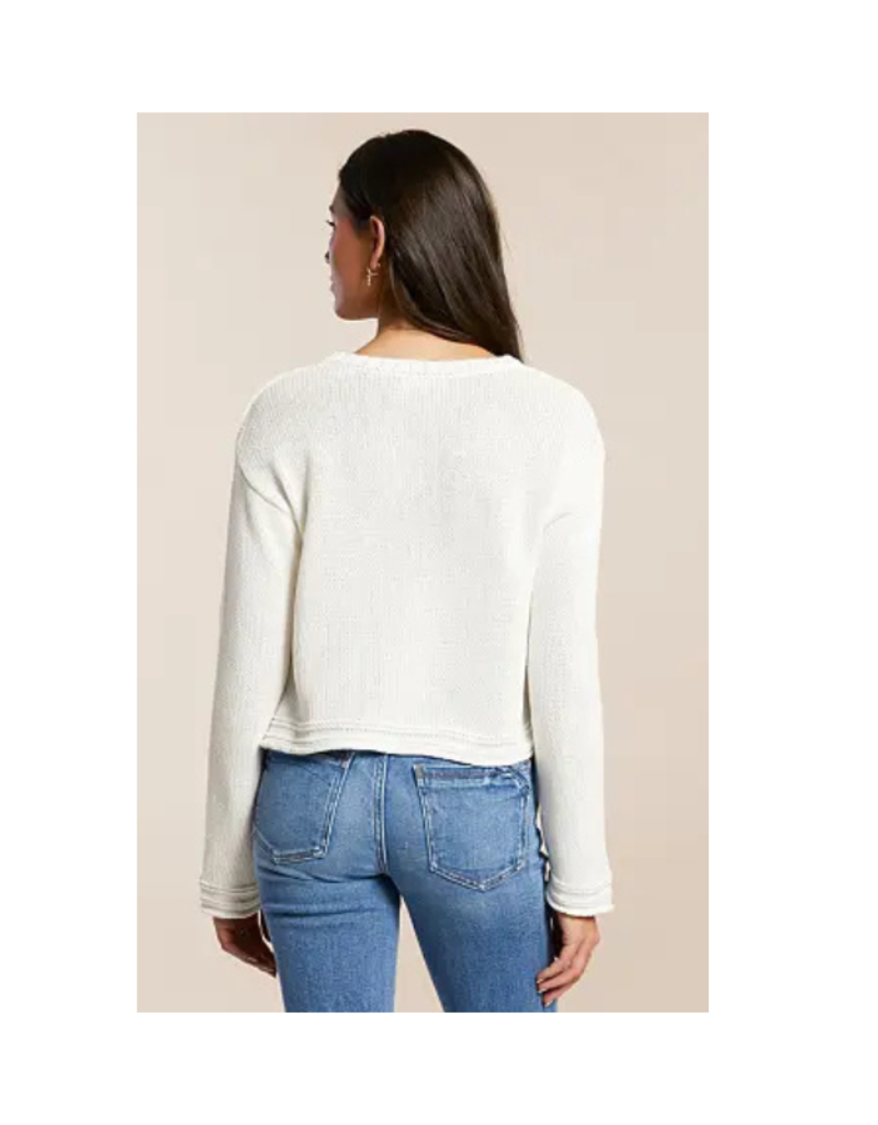 Z Supply Emerson Sweater in White by Z Supply