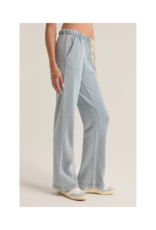 Z Supply Hunter Knit Denim Pant in Washed Indigo by Z Supply