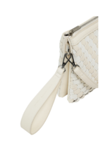 Ilse Jacobsen Crossbody Bag in Milk Creme Metallic White Graphic by Ilse Jacobsen