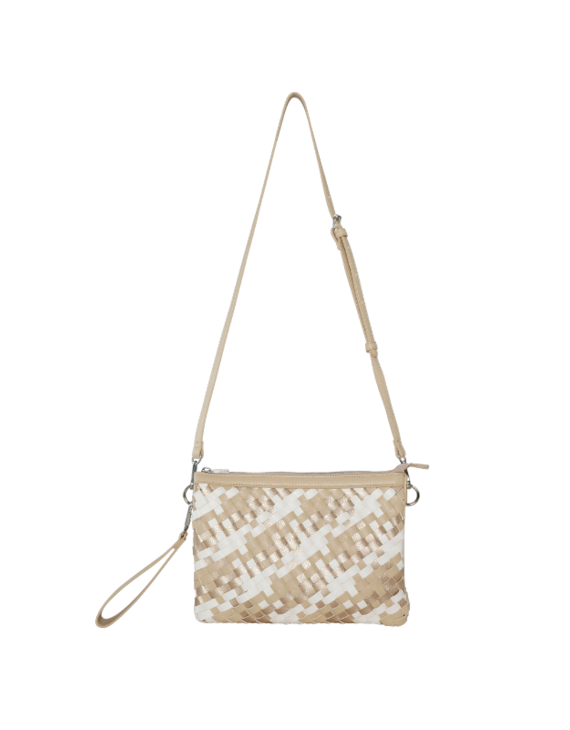 Ilse Jacobsen Crossbody Bag in Ivory White Graphic by Ilse Jacobsen