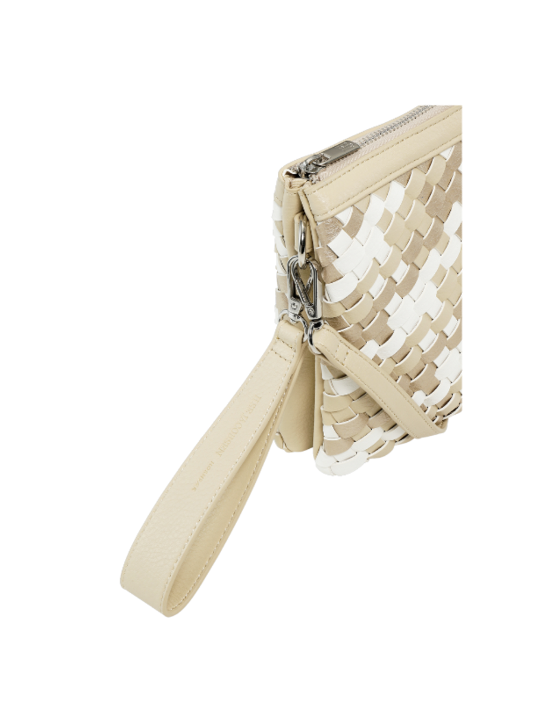 Ilse Jacobsen Crossbody Bag in Ivory White Graphic by Ilse Jacobsen