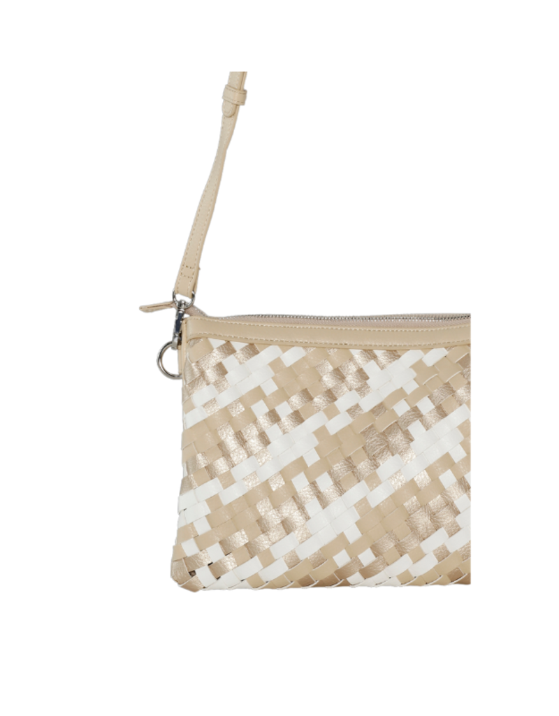 Ilse Jacobsen Crossbody Bag in Ivory White Graphic by Ilse Jacobsen