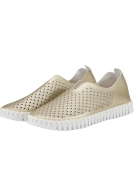 Ilse Jacobsen Tulip Flats in Metallic Platin by Ilse Jacobsen