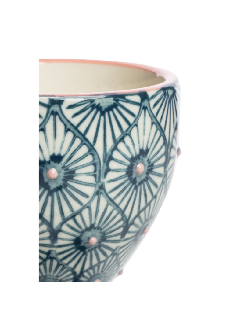 Pink & Teal Egg Cup