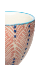 Bright Blue & Red Egg Cup