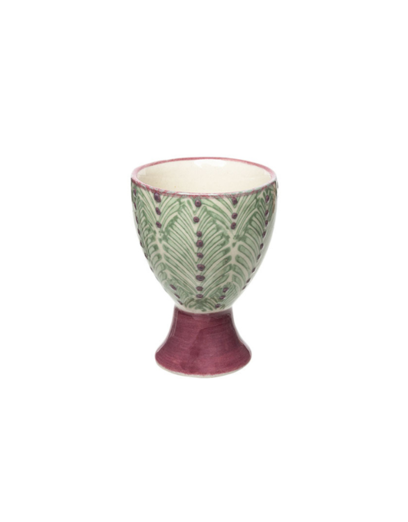 Purple & Green Egg Cup