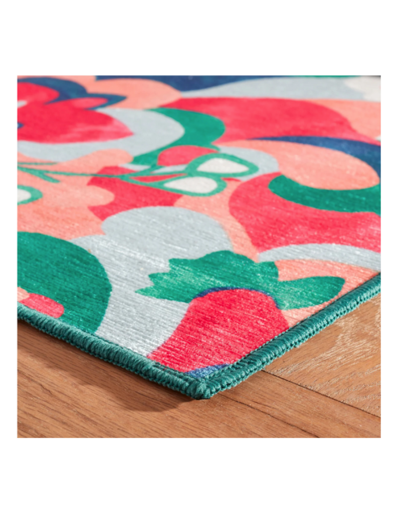 Dash & Albert Dash & Albert Machine Washable Dreamy Daisies Rug 3x5