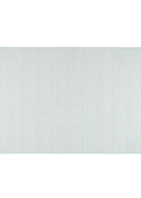 Dash & Albert Dash & Albert Machine Washable Herringbone Swedish Blue 3x5