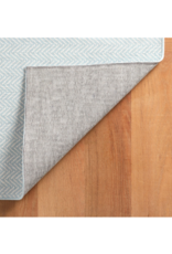 Dash & Albert Dash & Albert Machine Washable Herringbone Swedish Blue 3x5