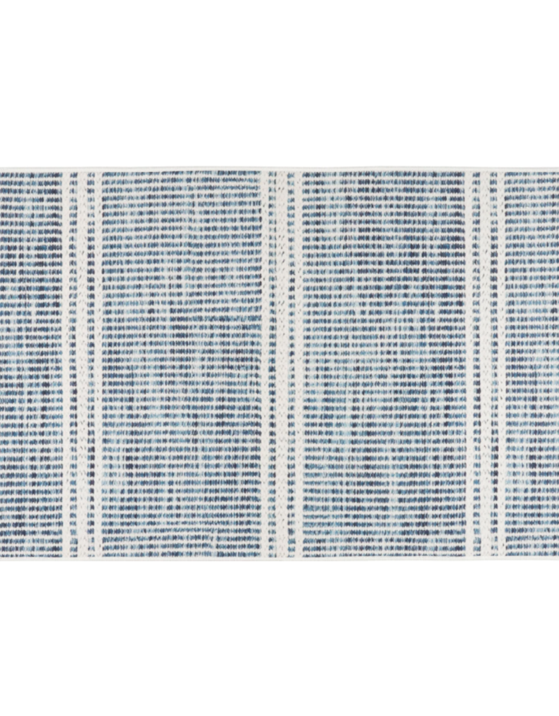 Dash & Albert Dash & Albert Machine Washable Malta Blue 2x3