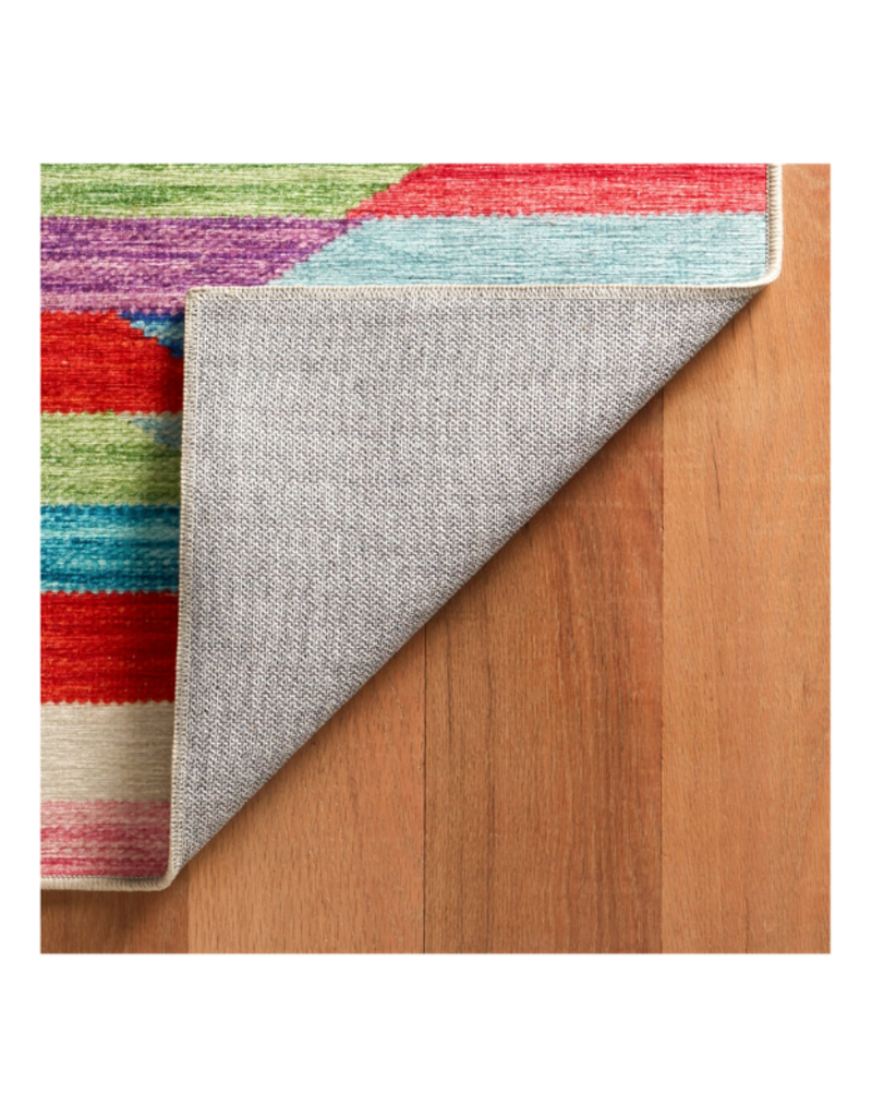 Dash & Albert Dash & Albert Machine Washable Hotline Multi 3x5