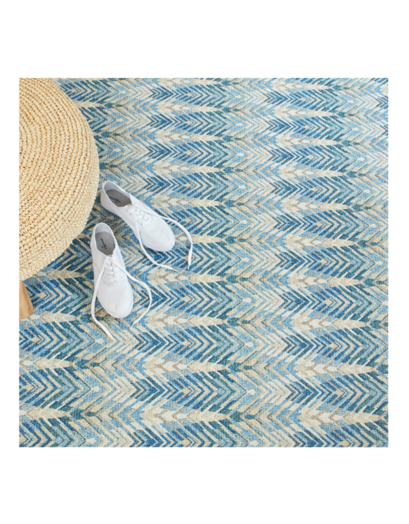Dash & Albert Dash & Albert Machine Washable Seneca Blue 3x5