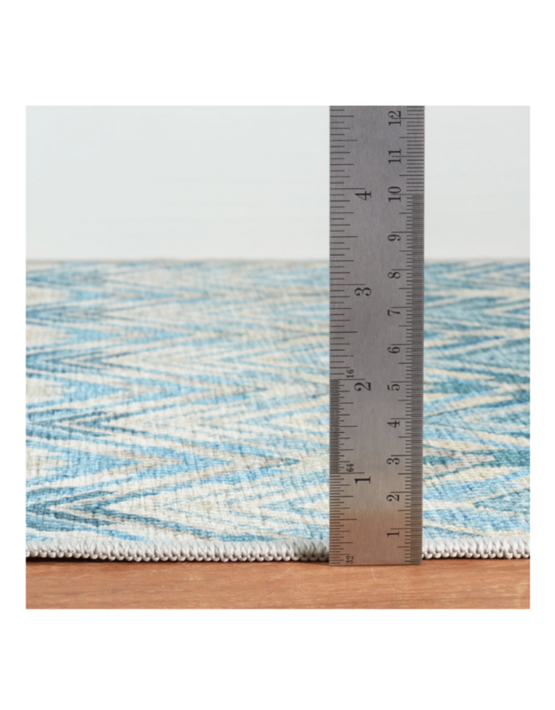 Dash & Albert Dash & Albert Machine Washable Seneca Blue 3x5