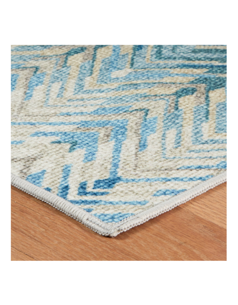 Dash & Albert Dash & Albert Machine Washable Seneca Blue 3x5