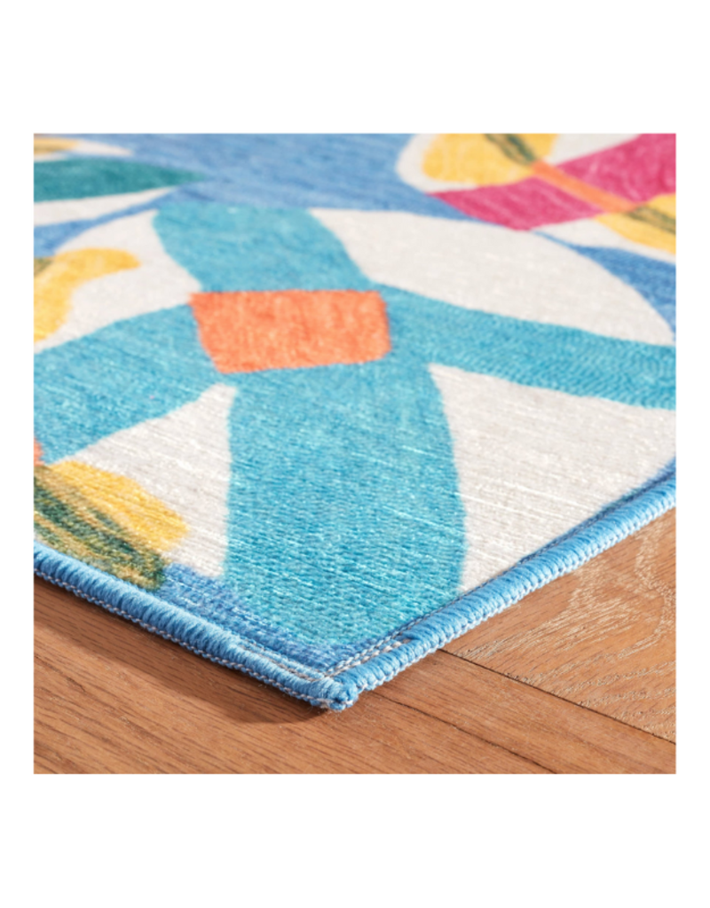 Dash & Albert Dash & Albert Machine Washable Lily Pad 3x5