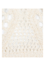Esqualo Ajour Sweater in Ivory by Esqualo
