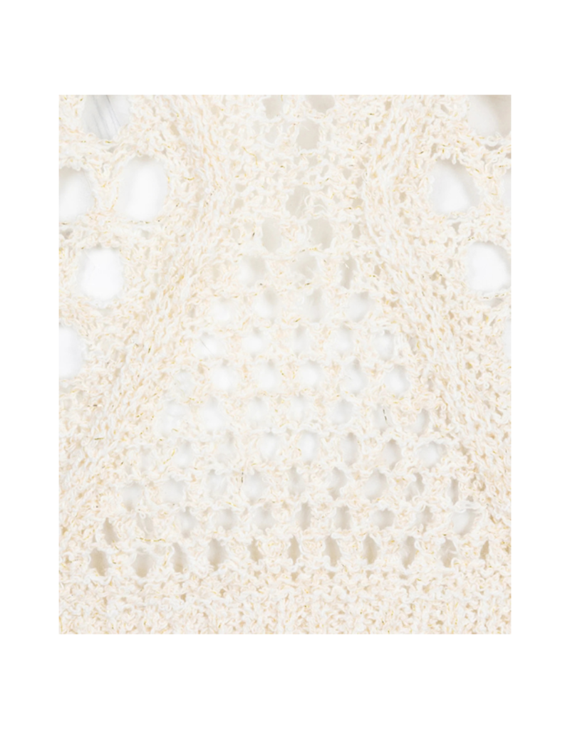 Esqualo Ajour Sweater in Ivory by Esqualo