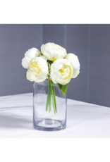Full Peony Bouquet in White