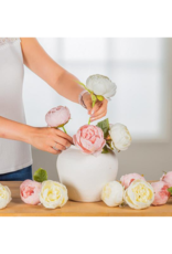 Full Peony Bouquet in White