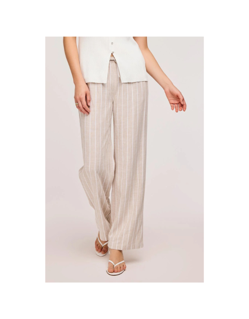 Gentle Fawn Finley Pant in Linen Stripe by Gentle Fawn