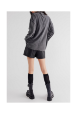 Free People Fade Into You Long Tee in Metal Stiletto by Free People