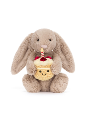 Jellycat Jellycat Amuseables Bashful Beige Bunny Birthday