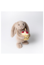 Jellycat Jellycat Amuseables Bashful Beige Bunny Birthday