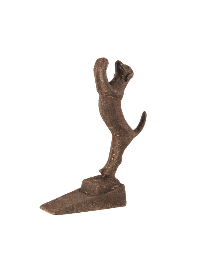 Jumping Dog Iron Door Stop