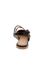 Bueno Estella Slingback Flat in Black by Bueno