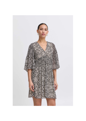 ICHI Neally Dress in Total Eclipse by ICHI