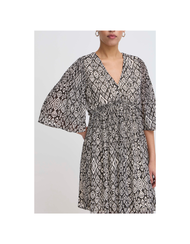 ICHI Neally Dress in Total Eclipse by ICHI