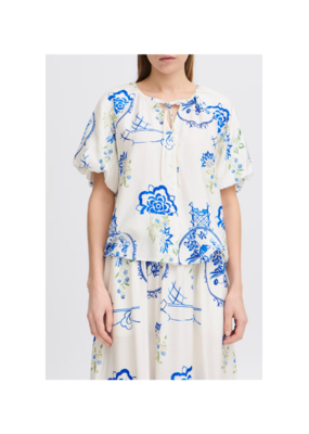 ICHI Lucie Top in Big Scale Tile by ICHI