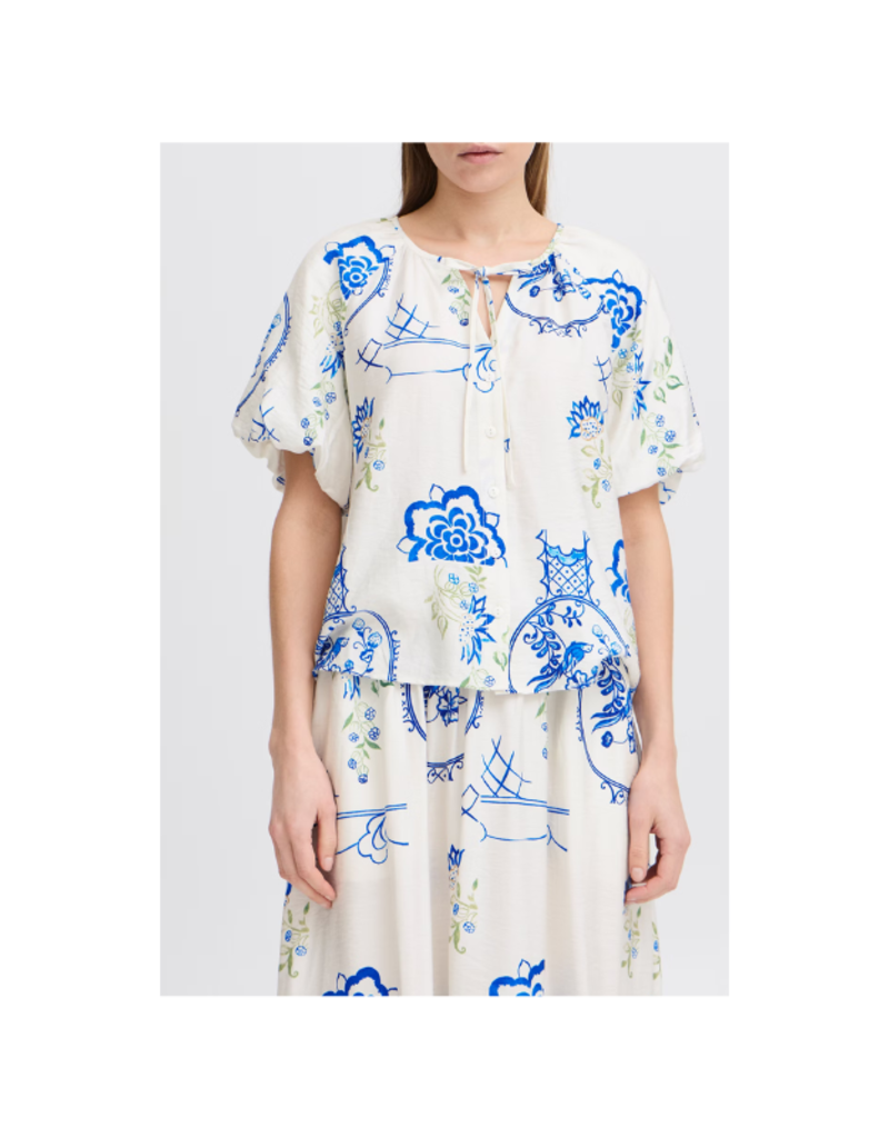 ICHI Lucie Top in Big Scale Tile by ICHI
