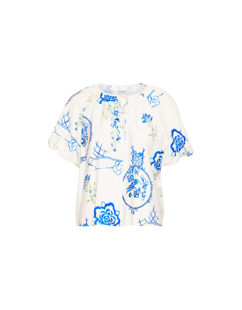 ICHI Lucie Top in Big Scale Tile by ICHI